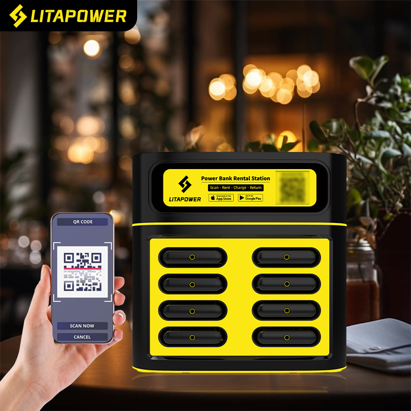 8-port superimposed shared power bank
