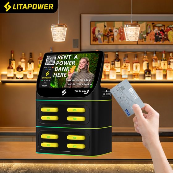 8-Slot Embedded POS Power Bank with Display Screen 8-Slot Embedded POS Power Bank with Display Screen