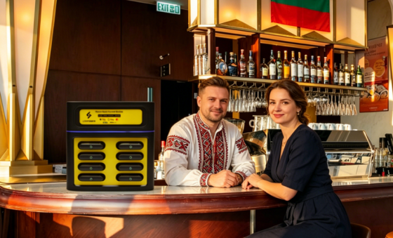 Shared power bank in Bulgaria