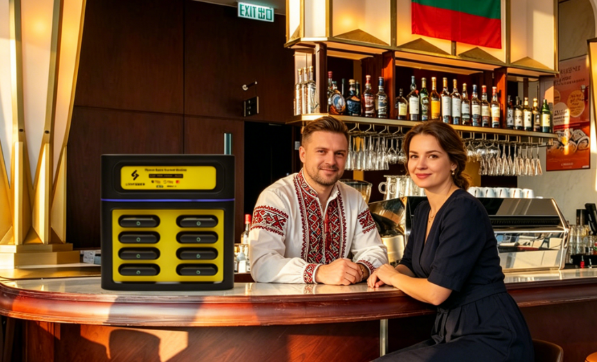 Shared power bank in Bulgaria