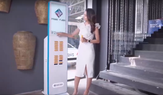 24-port power bank rental Myanmar stations in Mandalay mall