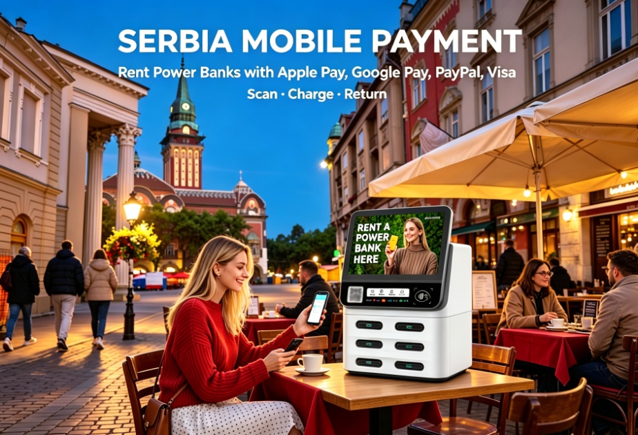 Serbia payment system, Serbia shared power bank mobile payment integration, Zhongdian Hexin solution, blue ocean market for overseas shared power banks