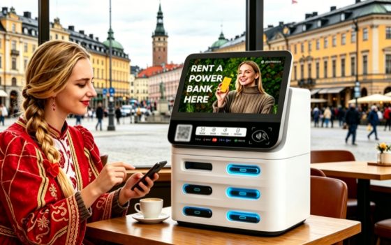 Estonia POS shared power bank in local restaurant, café, and milk tea shop deployment, Litapower supports stable profitability in high-traffic commercial scenes