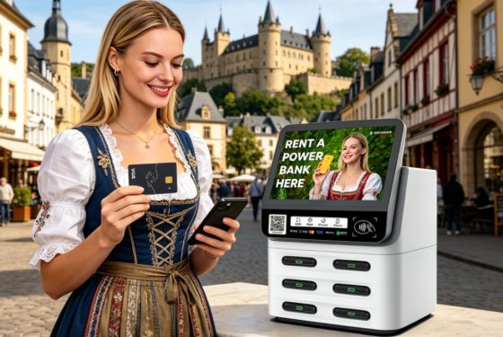 shared power bank POS device deployed in Hungary tourism and retail areas