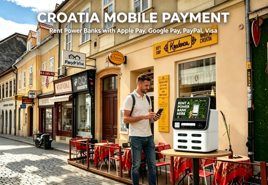 Croatia shared power bank mobile payment integration, Litapower successfully deployed and implemented.