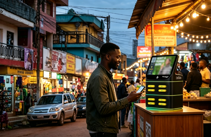 Tanzania payment integration, M-Pesa mobile wallet and Visa card payment, Tanzania shared power bank deployment, Litapower overseas solution