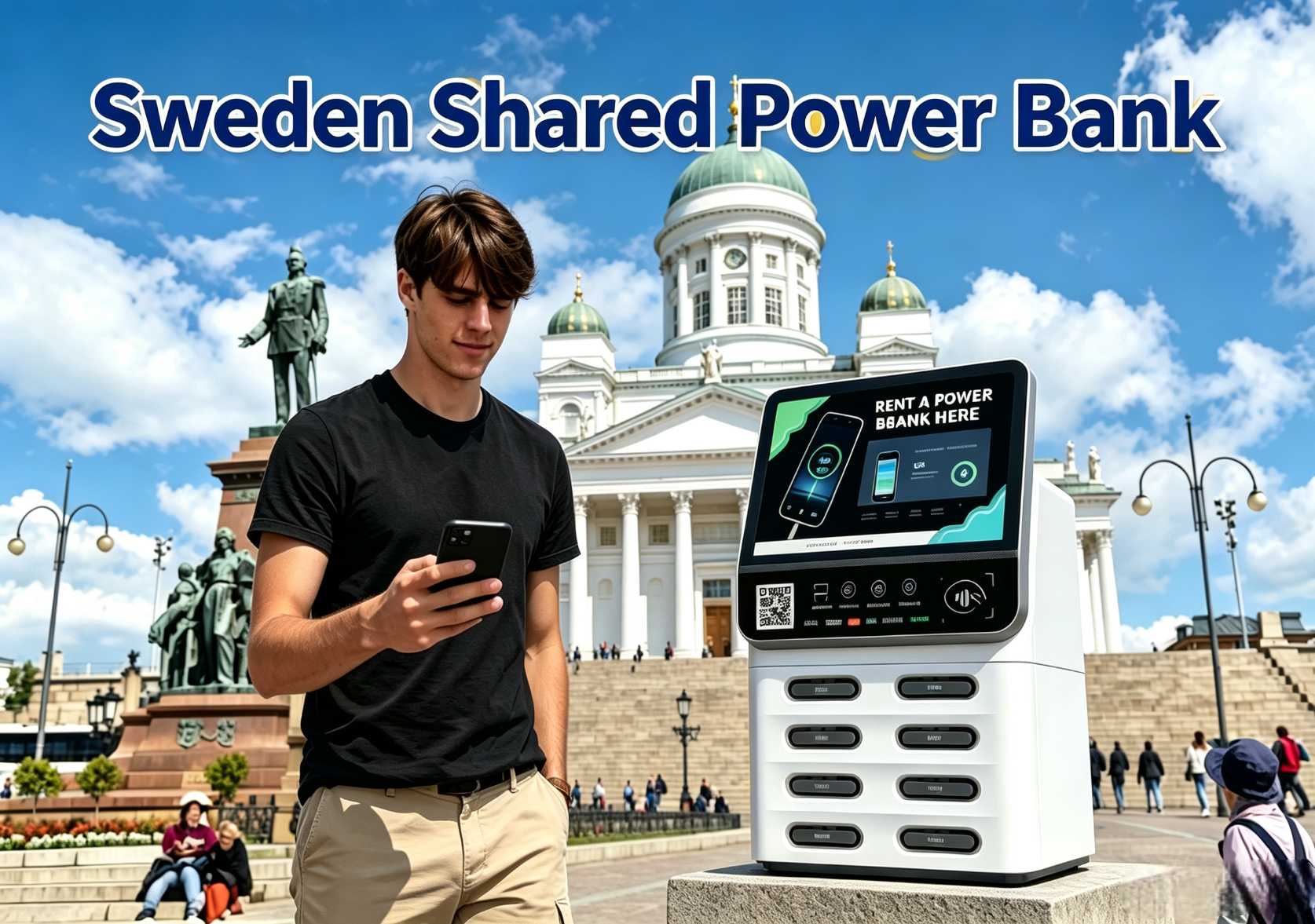 Sweden shared power bank blue ocean market, multi-scenario deployment, stable high returns, Litapower overseas shared power bank solution