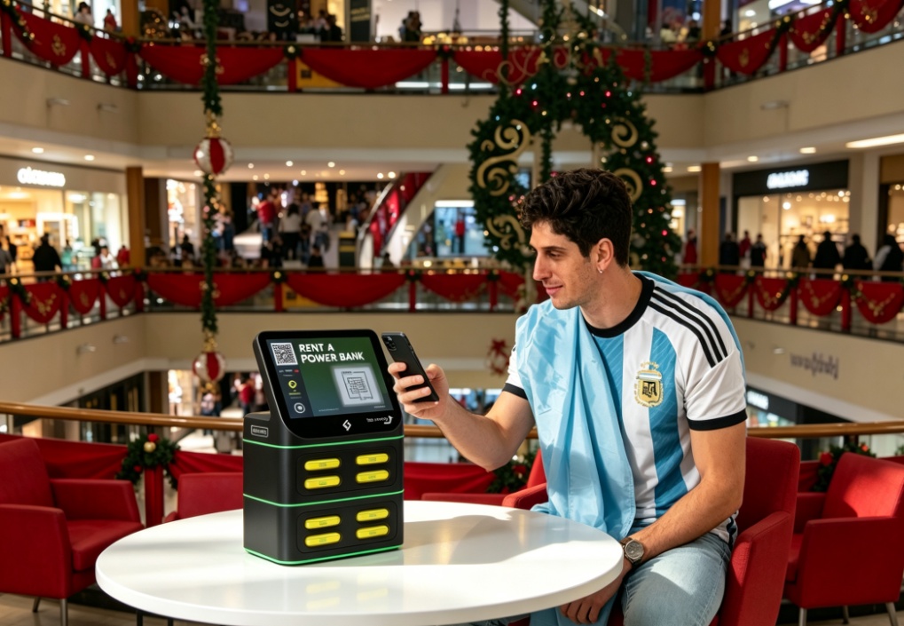 Argentina payment integration, Mercado Pago QR payment, NFC and Visa payment, Argentina shared power bank deployment, LitaPower overseas expansion solution