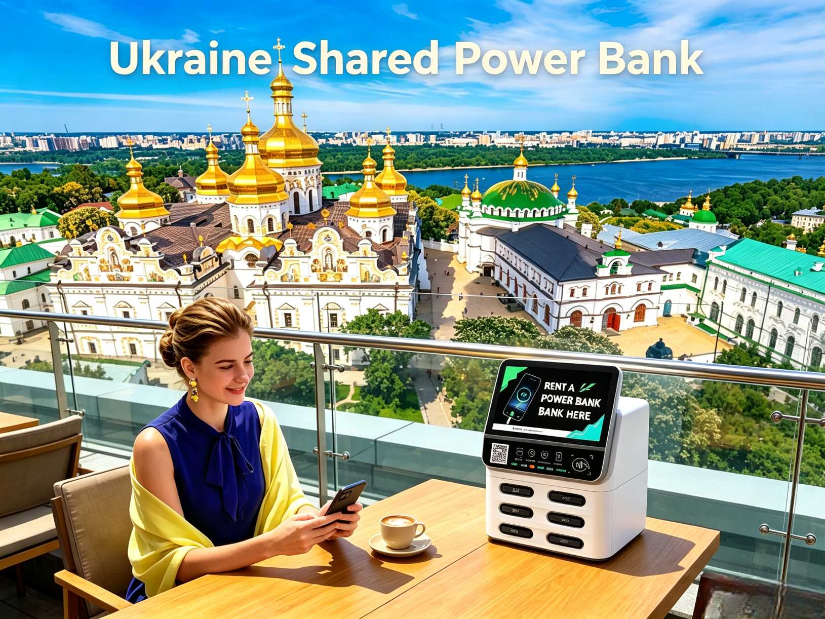 Ukraine shared power bank blue ocean market, multi-scenario deployment, stable high-profit earnings, Litapower overseas shared power bank solution
