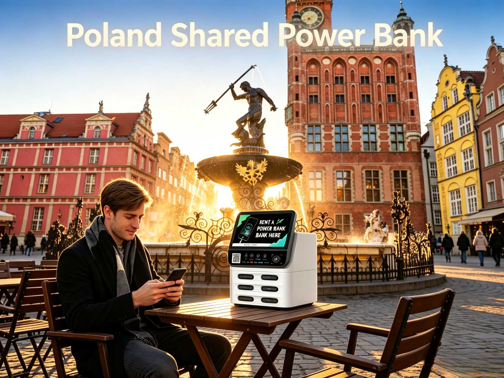 Poland shared power bank blue ocean market, multi-scenario deployment, stable high-profit earnings, Litapower overseas shared power bank solution