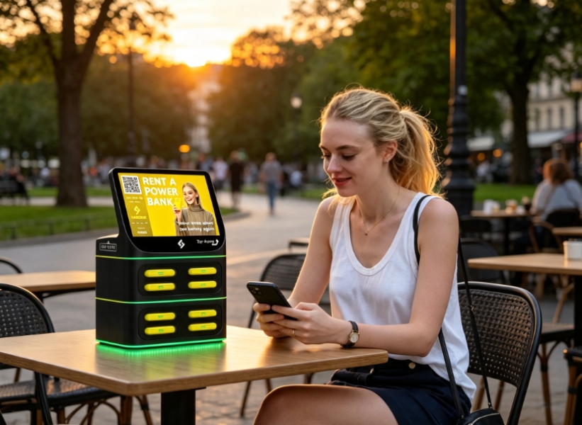 France Phone Charging Station blue ocean market, multi-scenario deployment, stable high returns, Litapower overseas Phone Charging Station solution