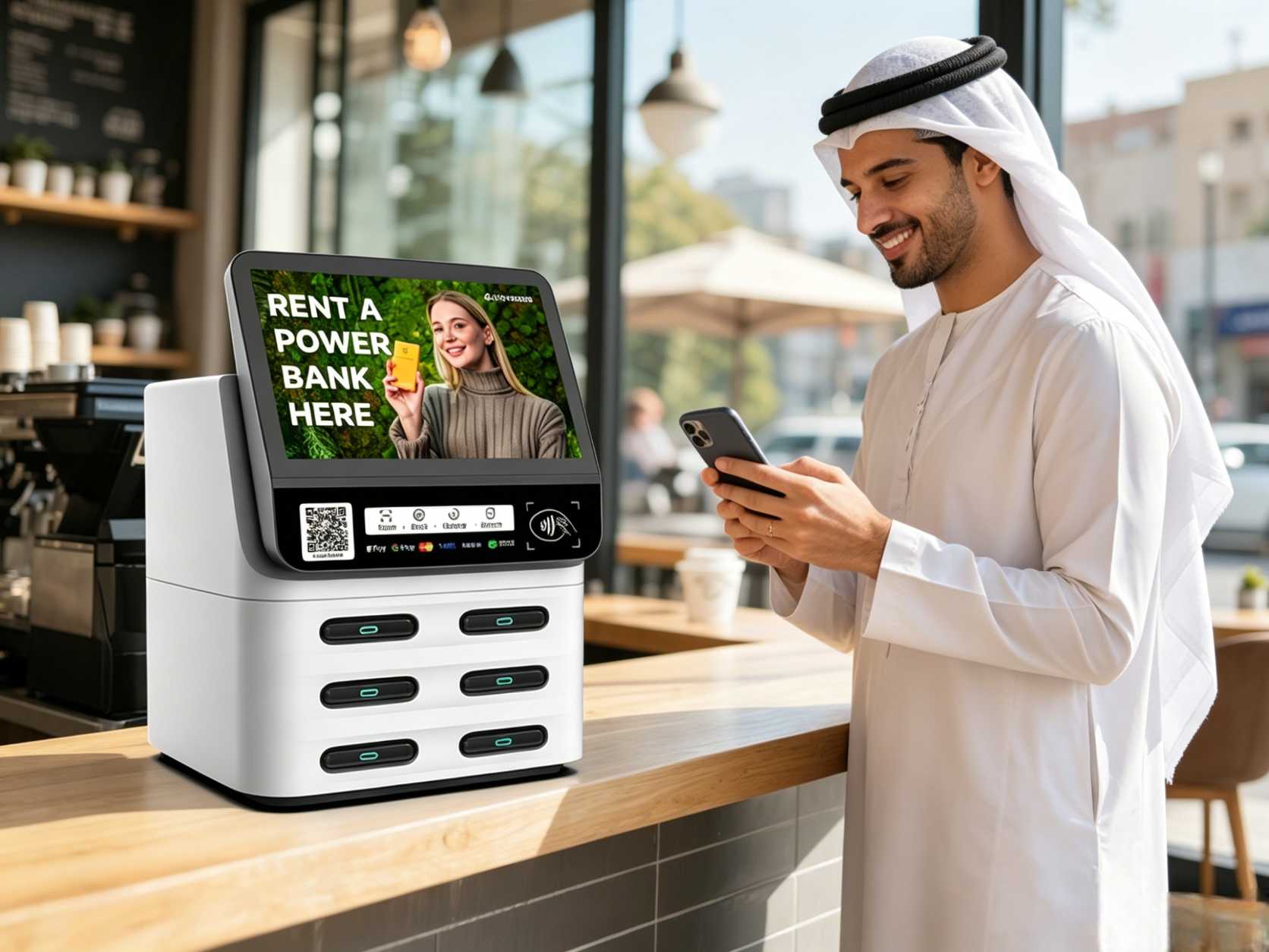 Iraq Phone Charging Station blue ocean market, multi-scenario deployment, stable high returns, Litapower overseas Phone Charging Station solution