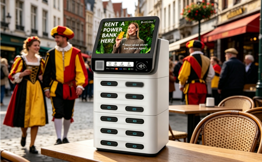 Belgium Phone Charging Station blue ocean market, multi-scenario deployment, stable high returns, Litapower shared charging solution