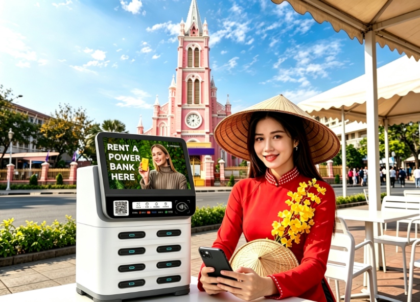 Southeast Asia Phone Charging Station blue ocean market, multi-scenario deployment, stable high returns, and Litapower overseas solution.