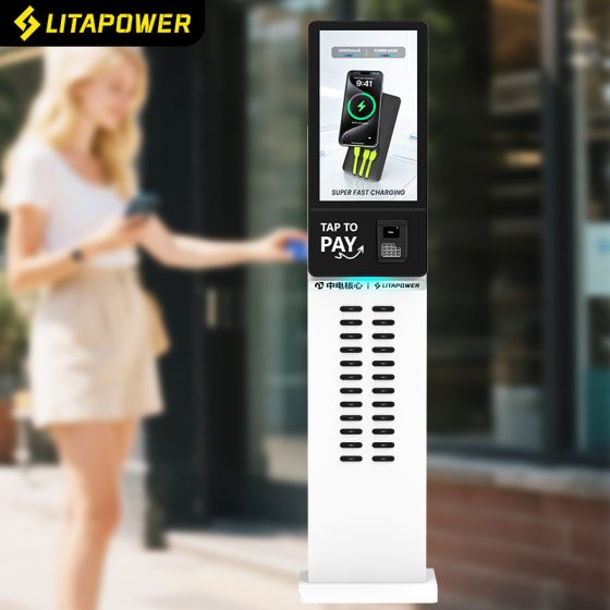 24-port Stripe POS shared charging cabinet